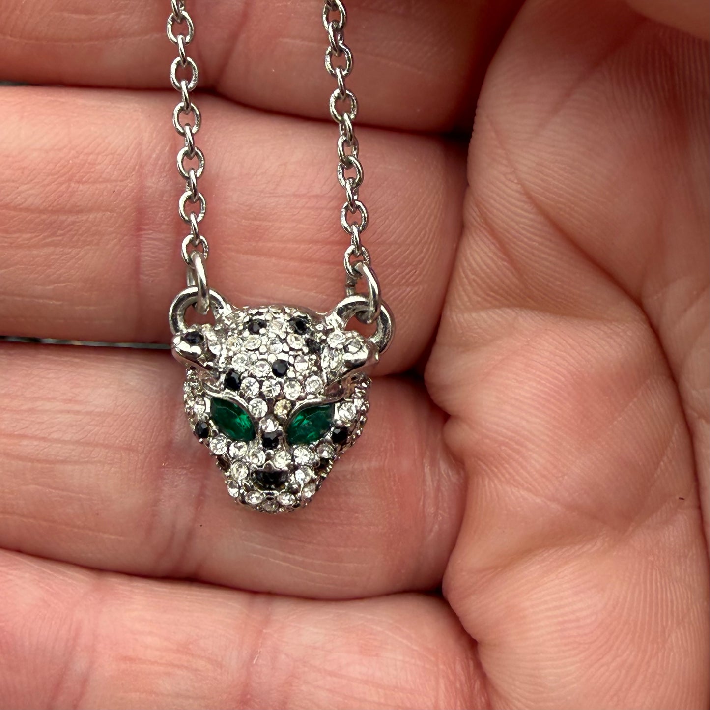 Antique Leopard Head Necklace