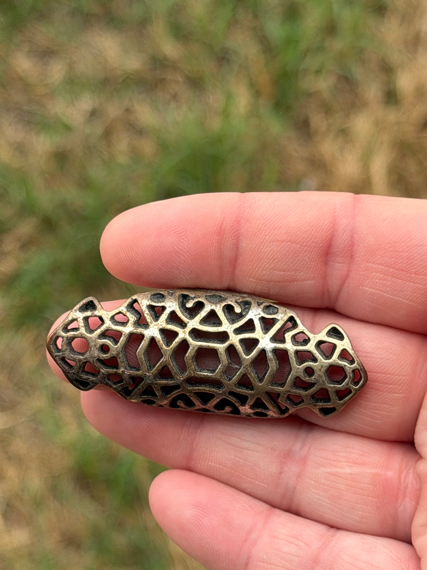 Vintage Wide Brass Ring