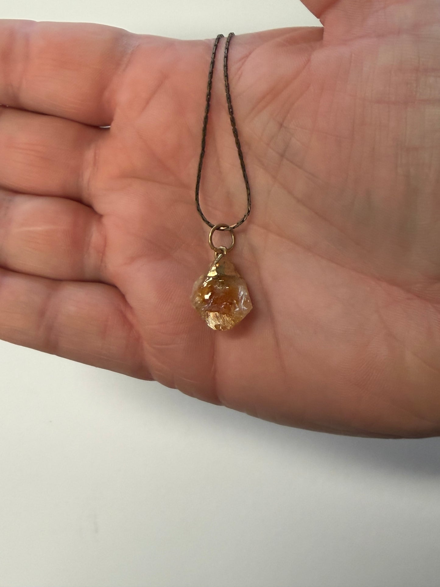 Vintage Citrine Necklace