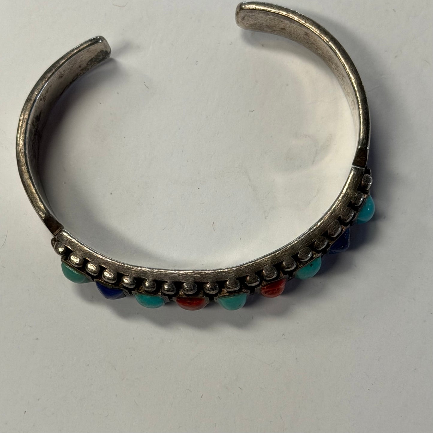 Vintage Navajo Mixed Stoned Bracelet
