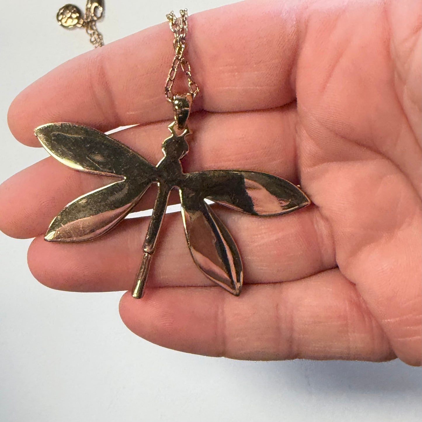 Vintage Gold Dragonfly