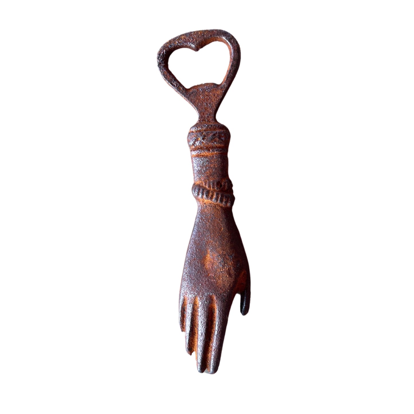 Rustic Heart in Hand Bottle Opener-Metal