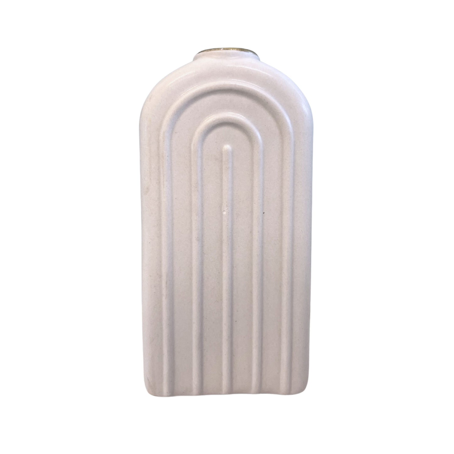 Ceramic Abstract Vase-White