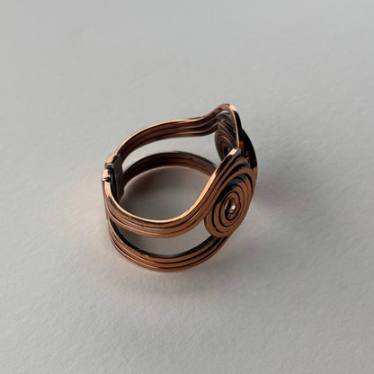Antique Copper Cuff Bracelet