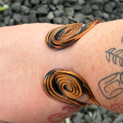 Antique Copper Cuff Bracelet