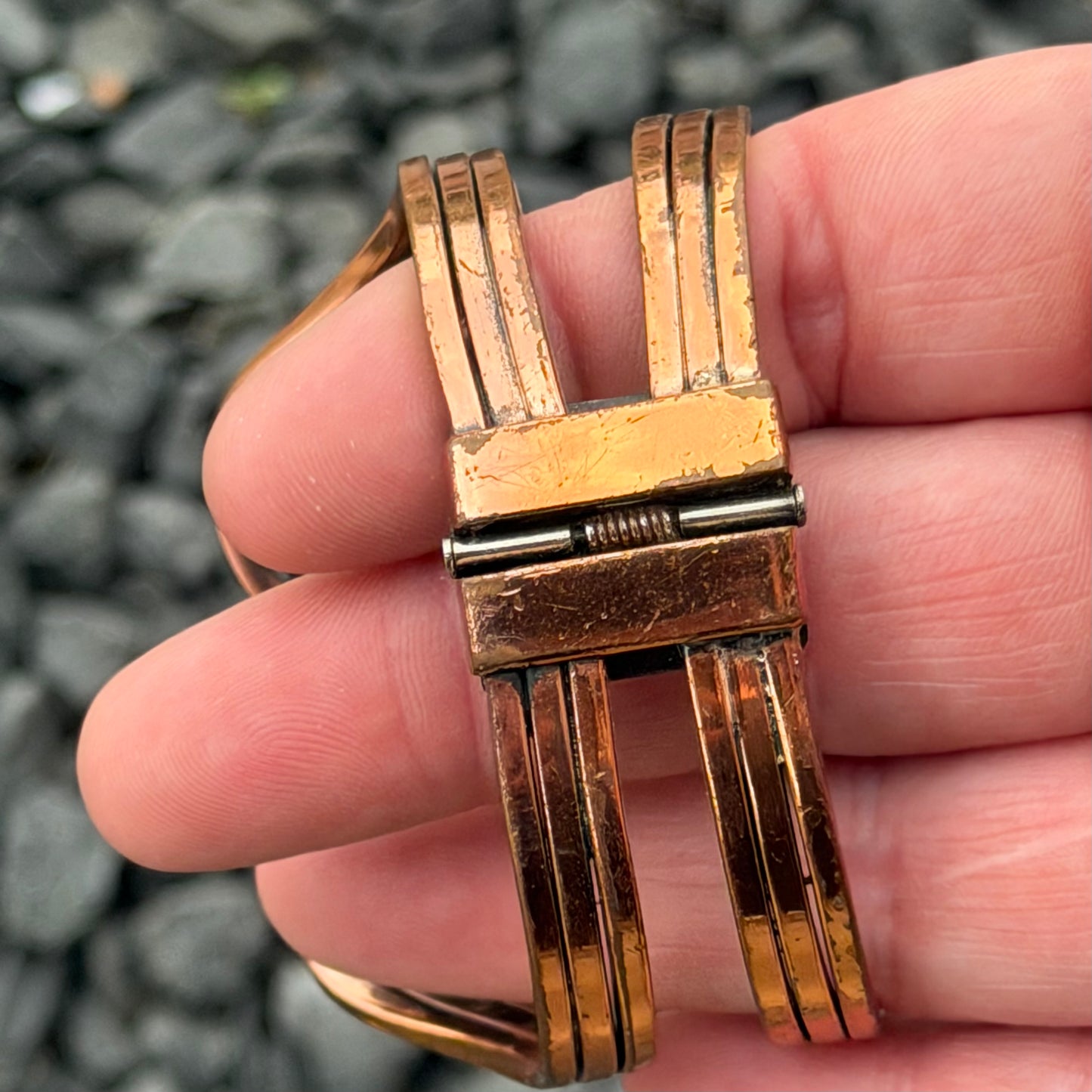 Antique Copper Cuff Bracelet
