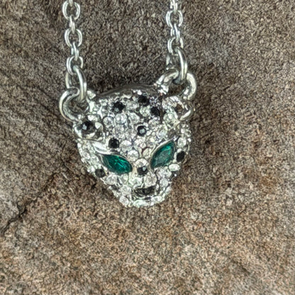 Antique Leopard Head Necklace
