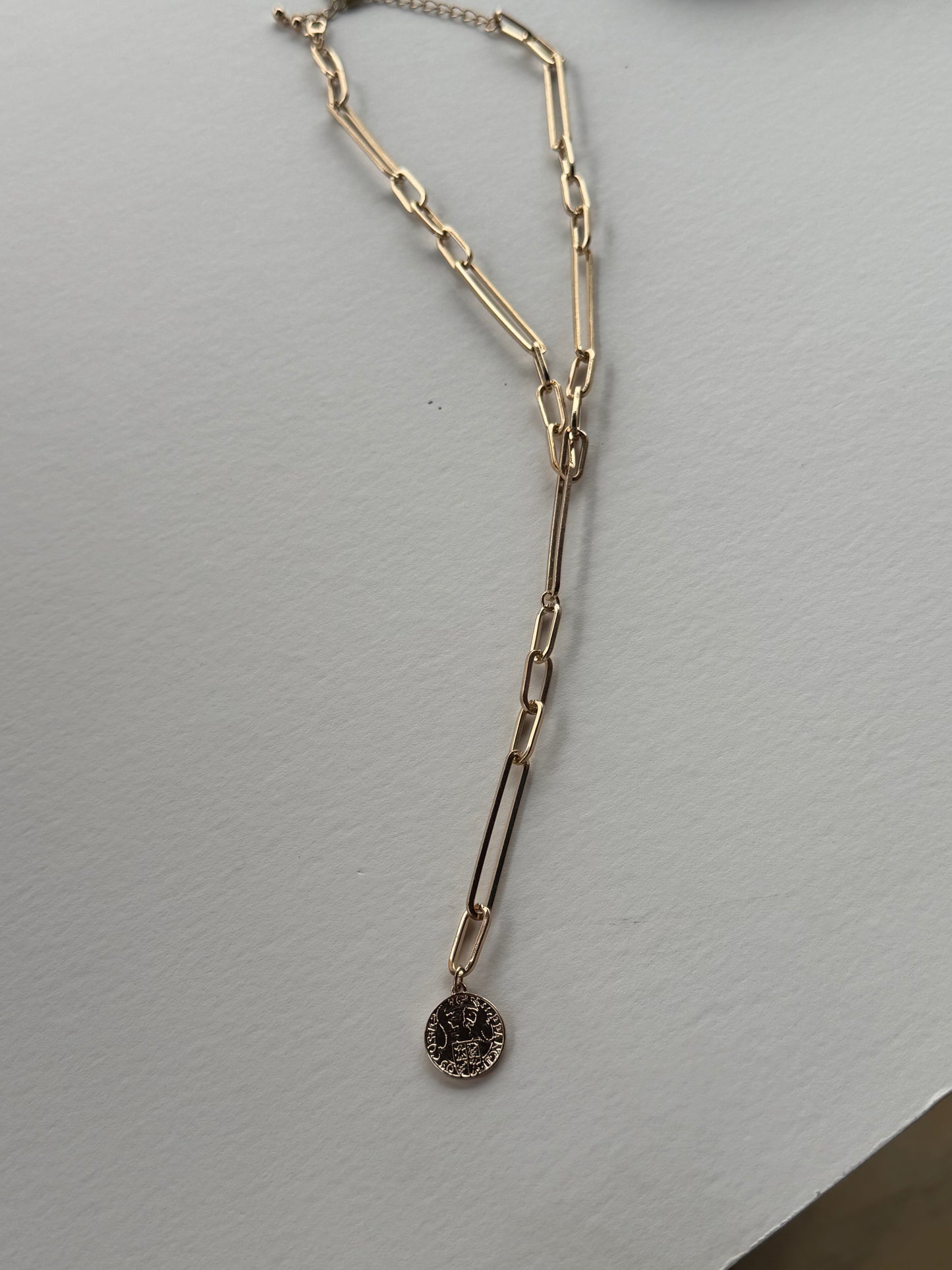 Vintage Gold Chain With medallion Necklace