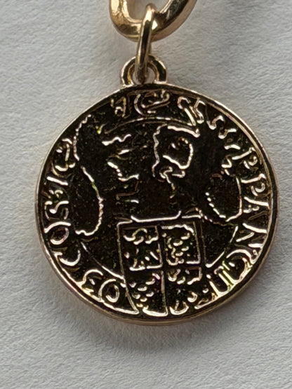 Vintage Gold Chain With medallion Necklace