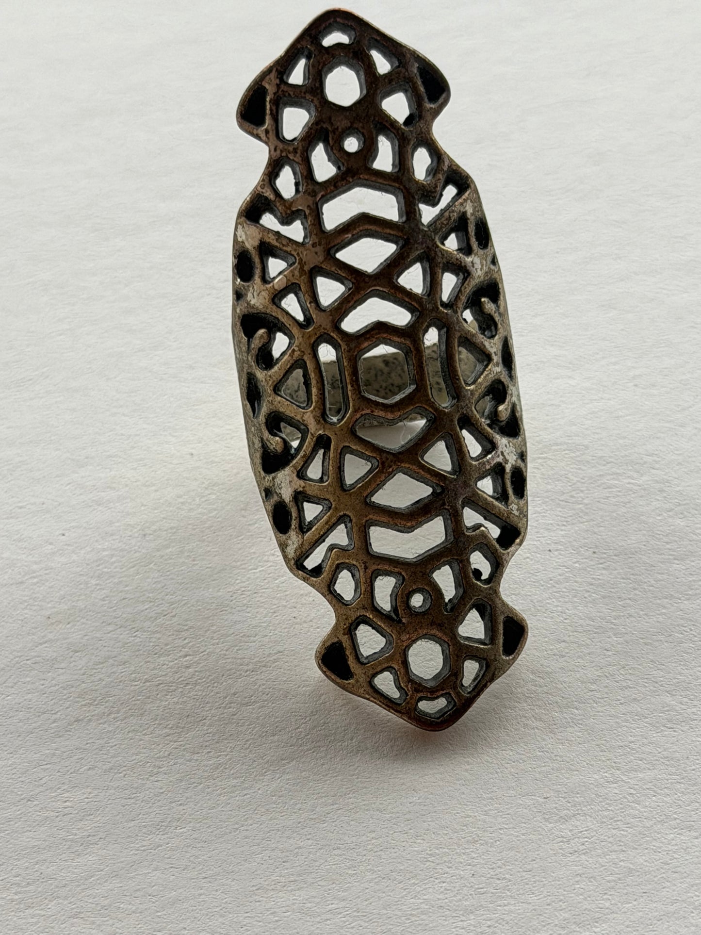 Vintage Wide Brass Ring