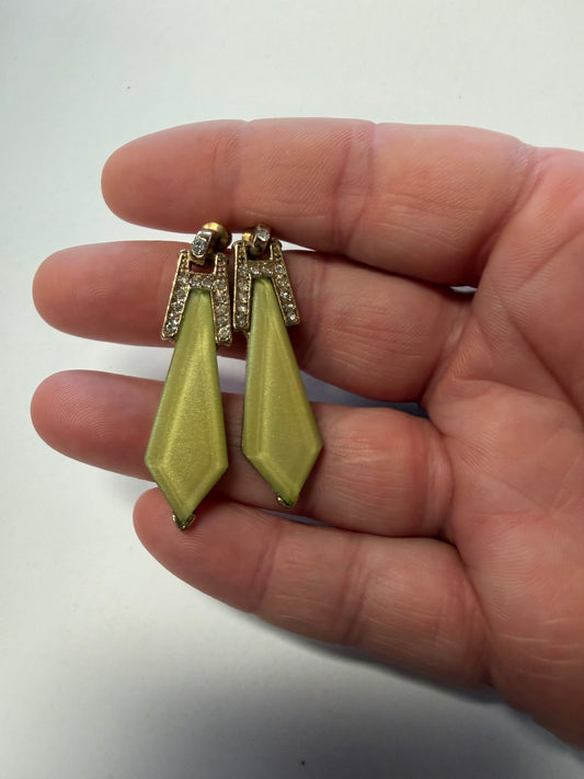 Vintage Jade Earrings