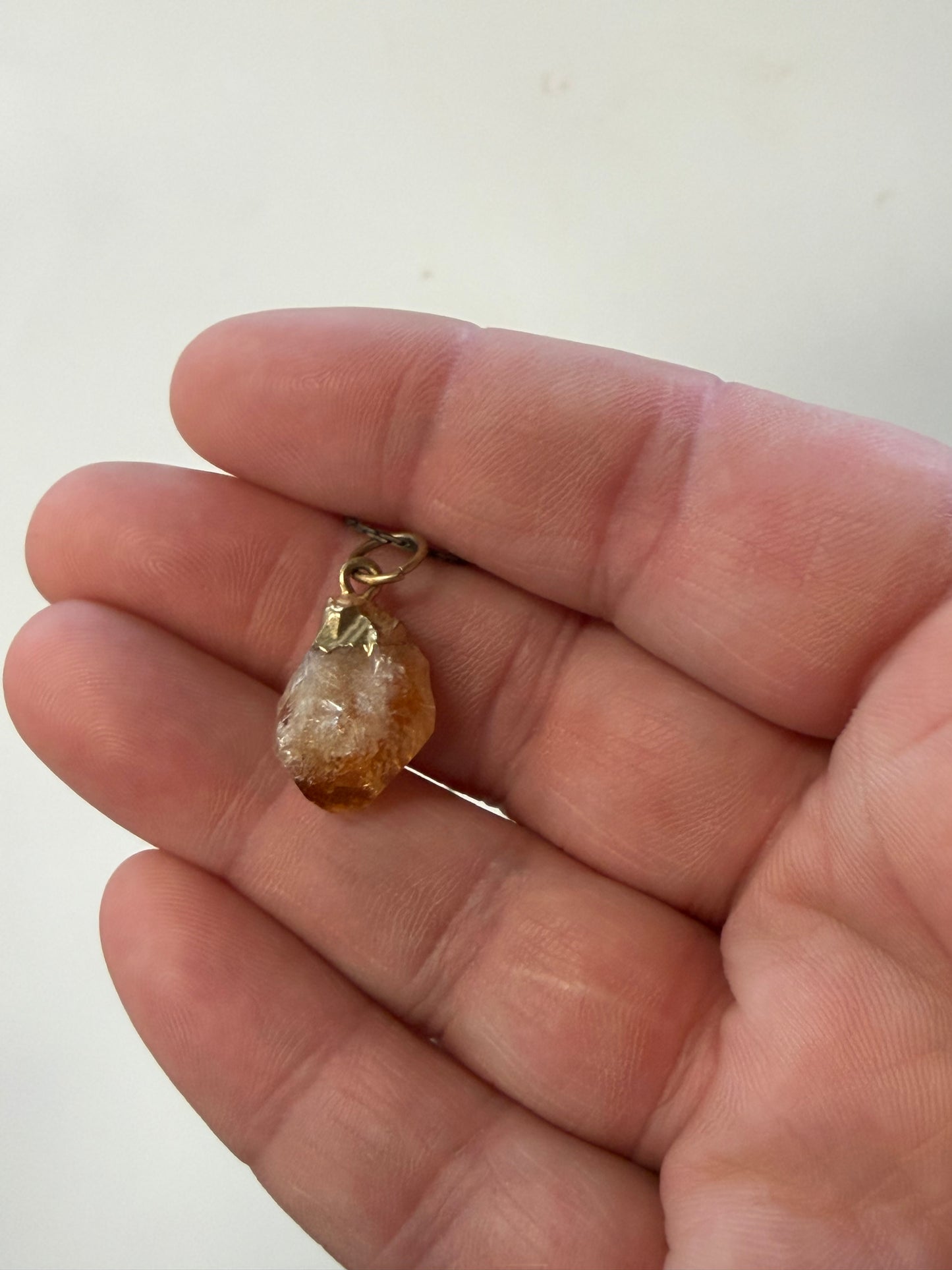 Vintage Citrine Necklace