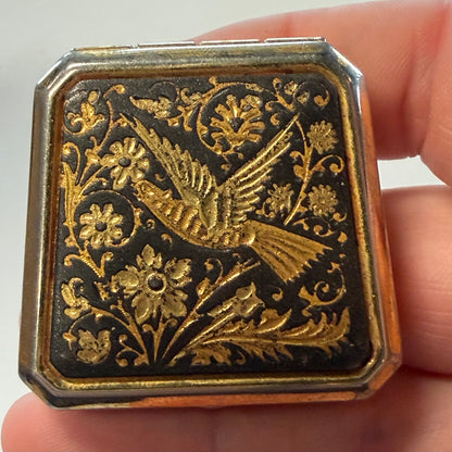 Vintage Bird Makeup Holder
