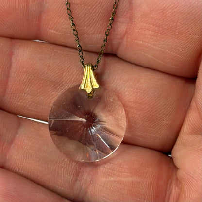 Vintage Clear Quartz Necklace