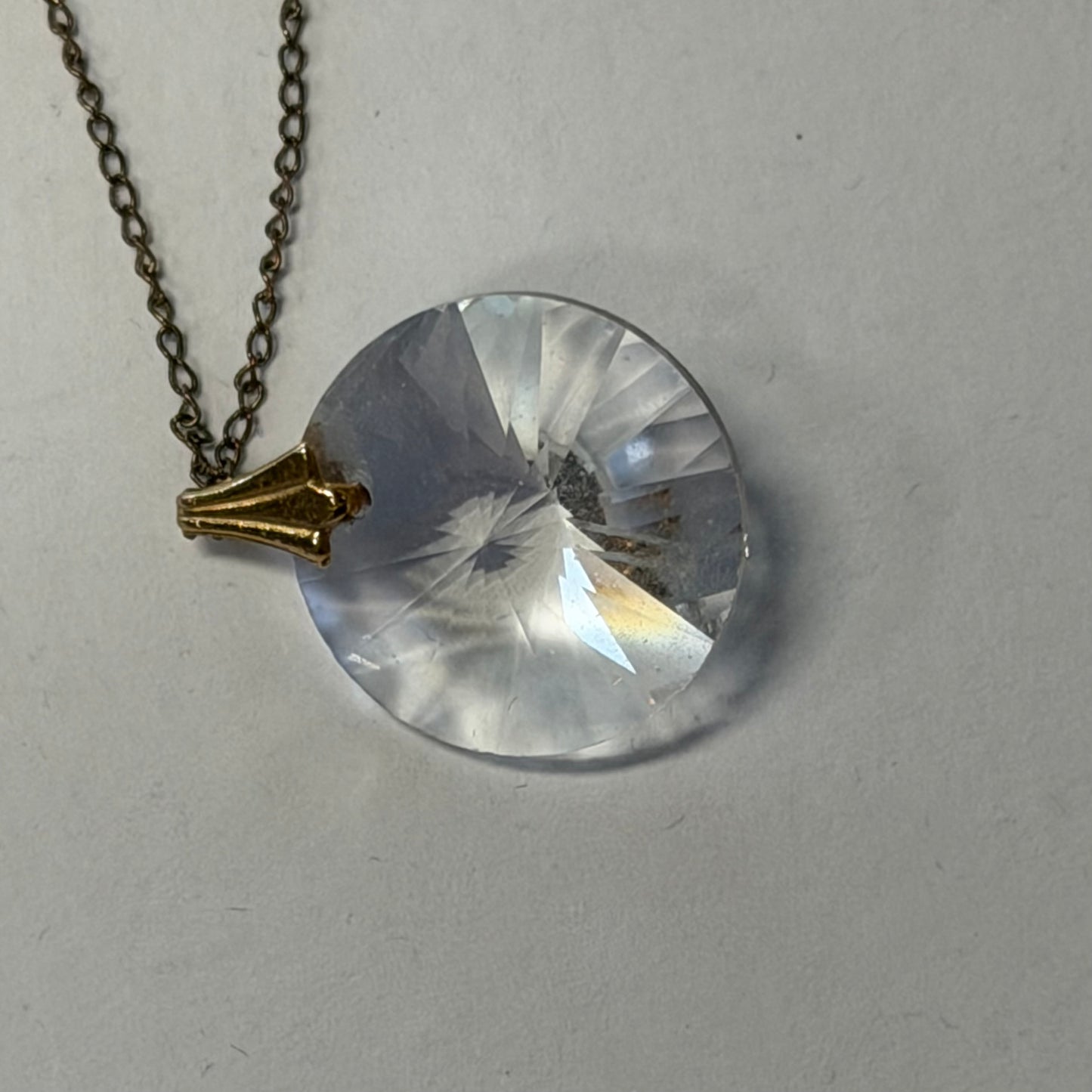 Vintage Clear Quartz Necklace