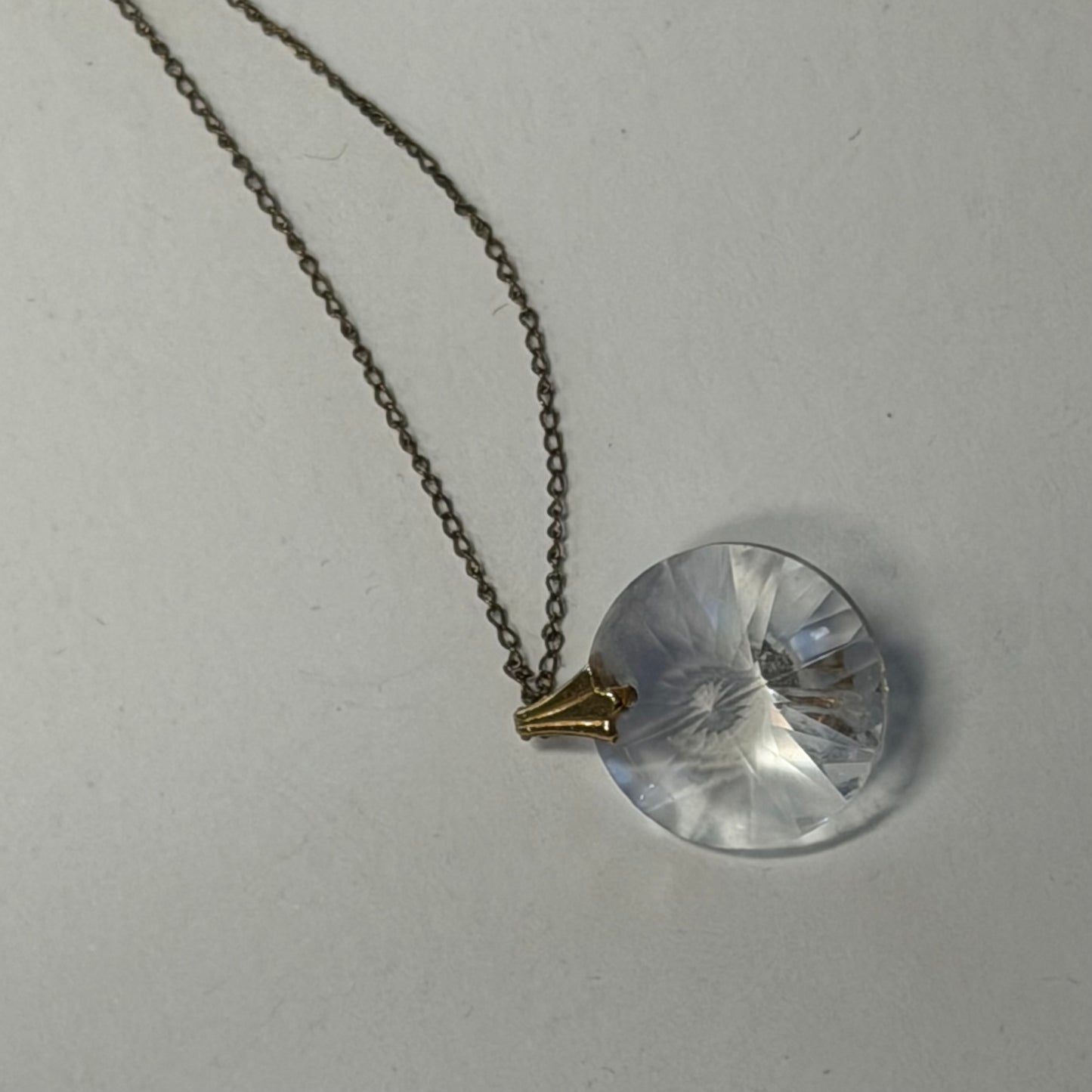 Vintage Clear Quartz Necklace