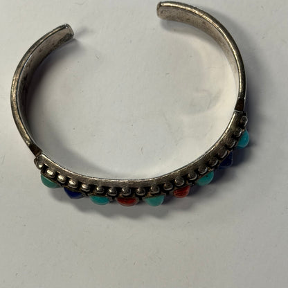 Vintage Navajo Mixed Stoned Bracelet