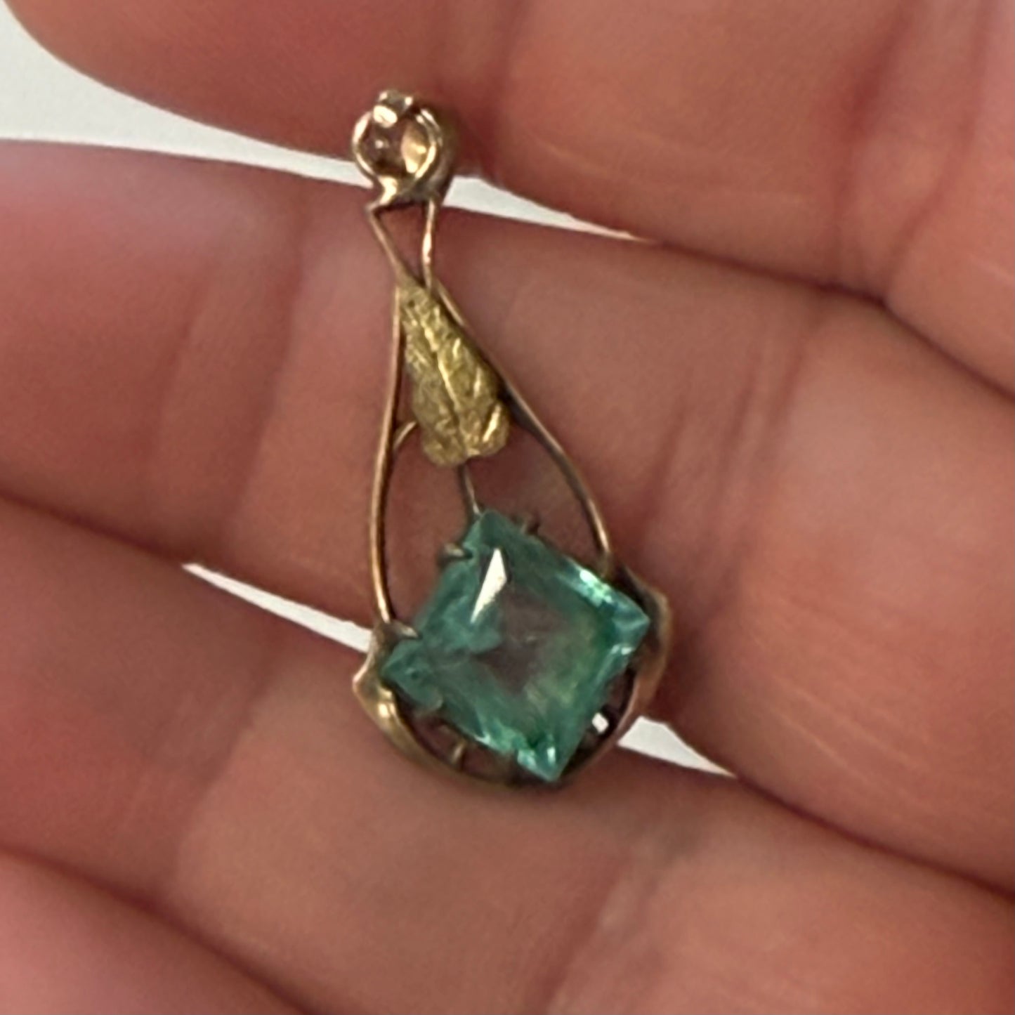 Vintage Aquamarine Pendant