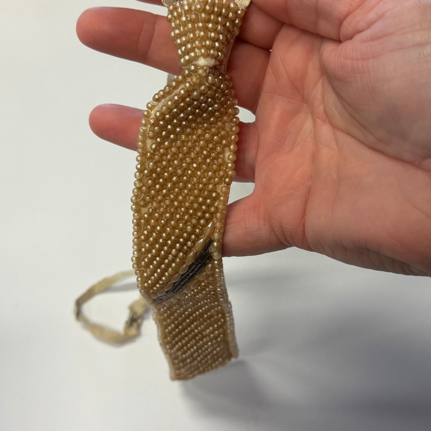 Vintage Beaded Tie