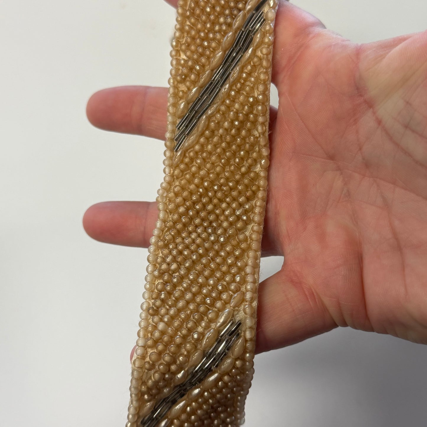 Vintage Beaded Tie