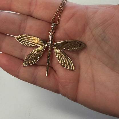 Vintage Gold Dragonfly