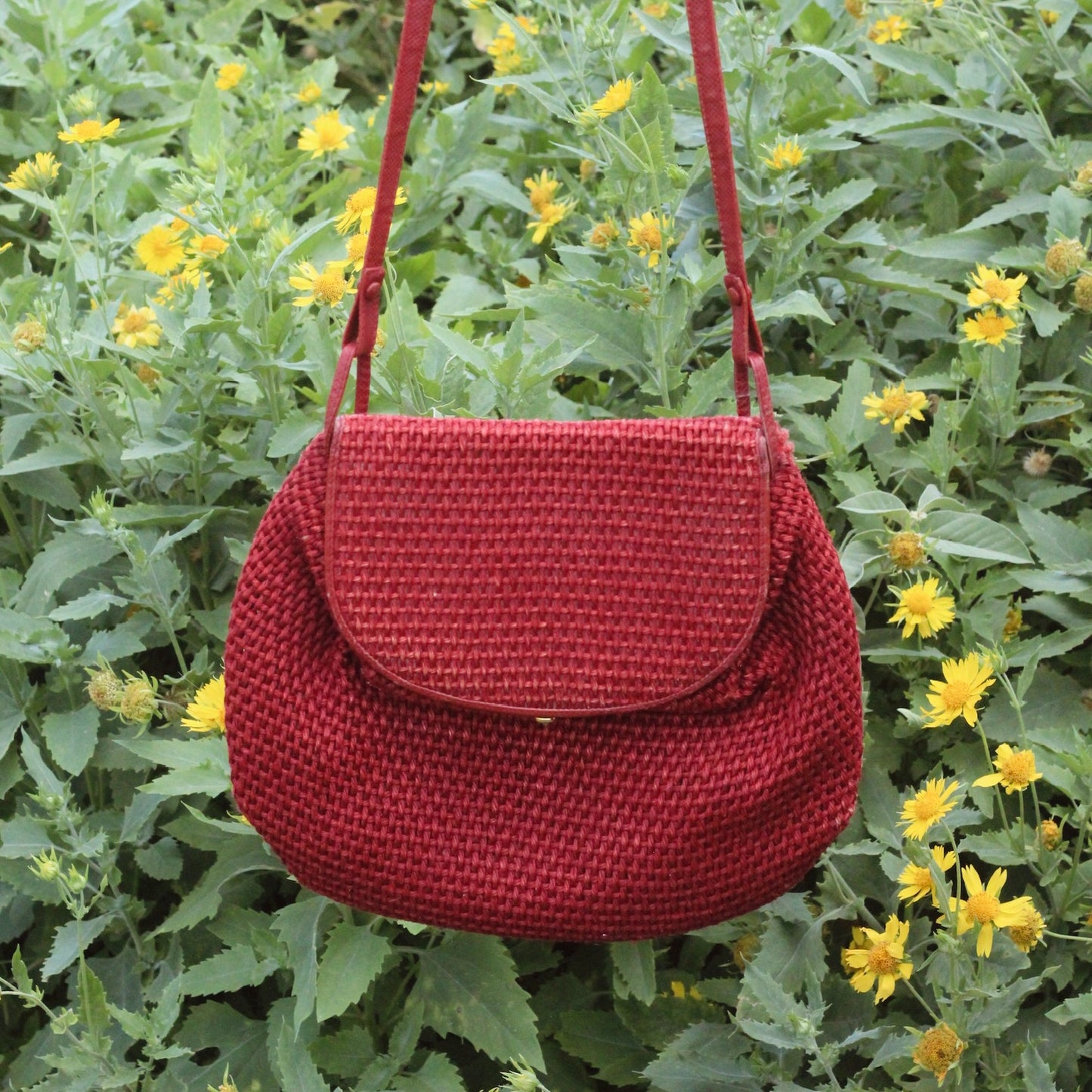Vintage Bottega Veneta Purse - Red