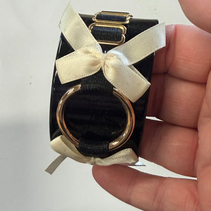 Antique Black Bracelet With Bow