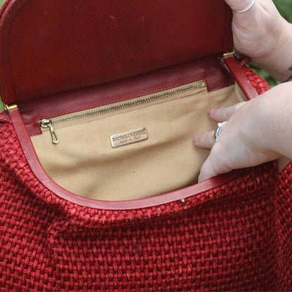 Vintage Bottega Veneta Purse - Red
