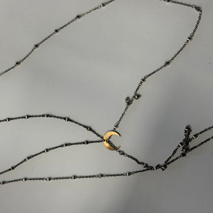 Antique Crescent Moon Bodychain
