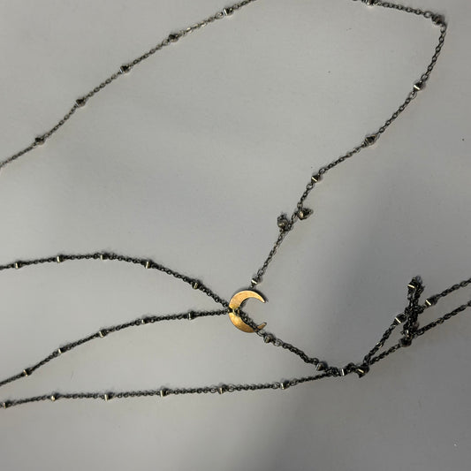 Antique Crescent Moon Bodychain