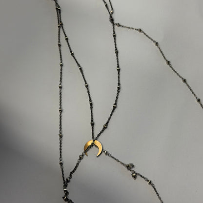 Antique Crescent Moon Bodychain