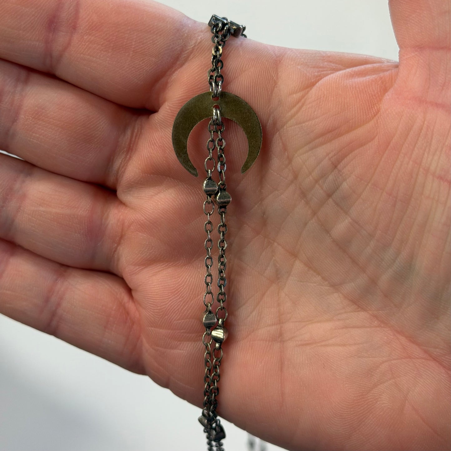 Antique Crescent Moon Bodychain