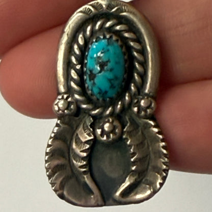 Antique Turquoise Dream Catcher Necklace