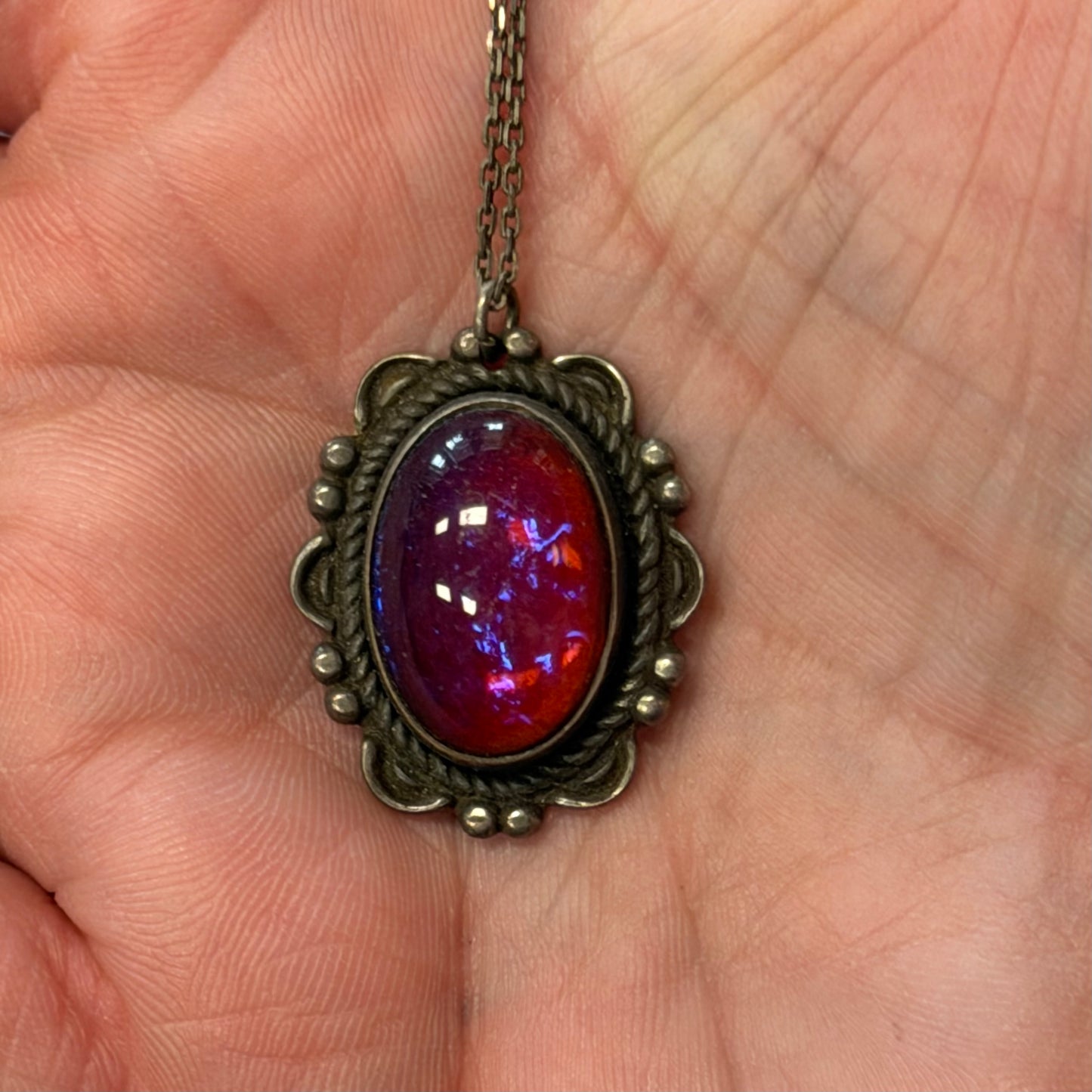 Antique Purple Necklace