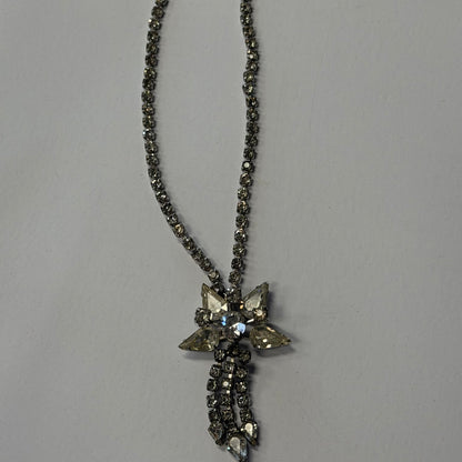 Antique Gemmed Star Shaped Necklace