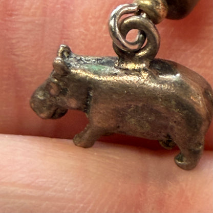 Antique Hippo Earrings