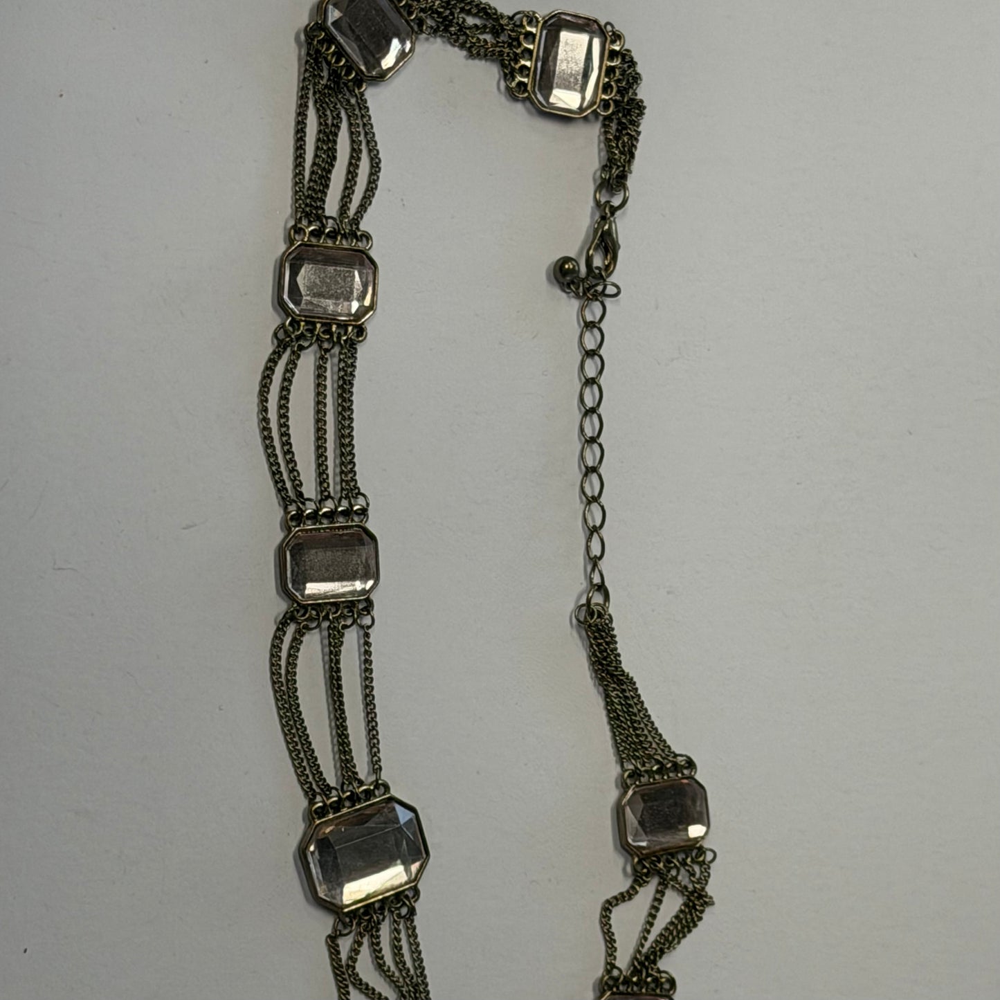 Antique Big Gemmed Necklace