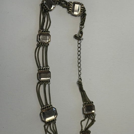 Antique Big Gemmed Necklace