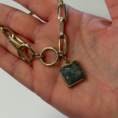 Labradorite Chain Bracelet