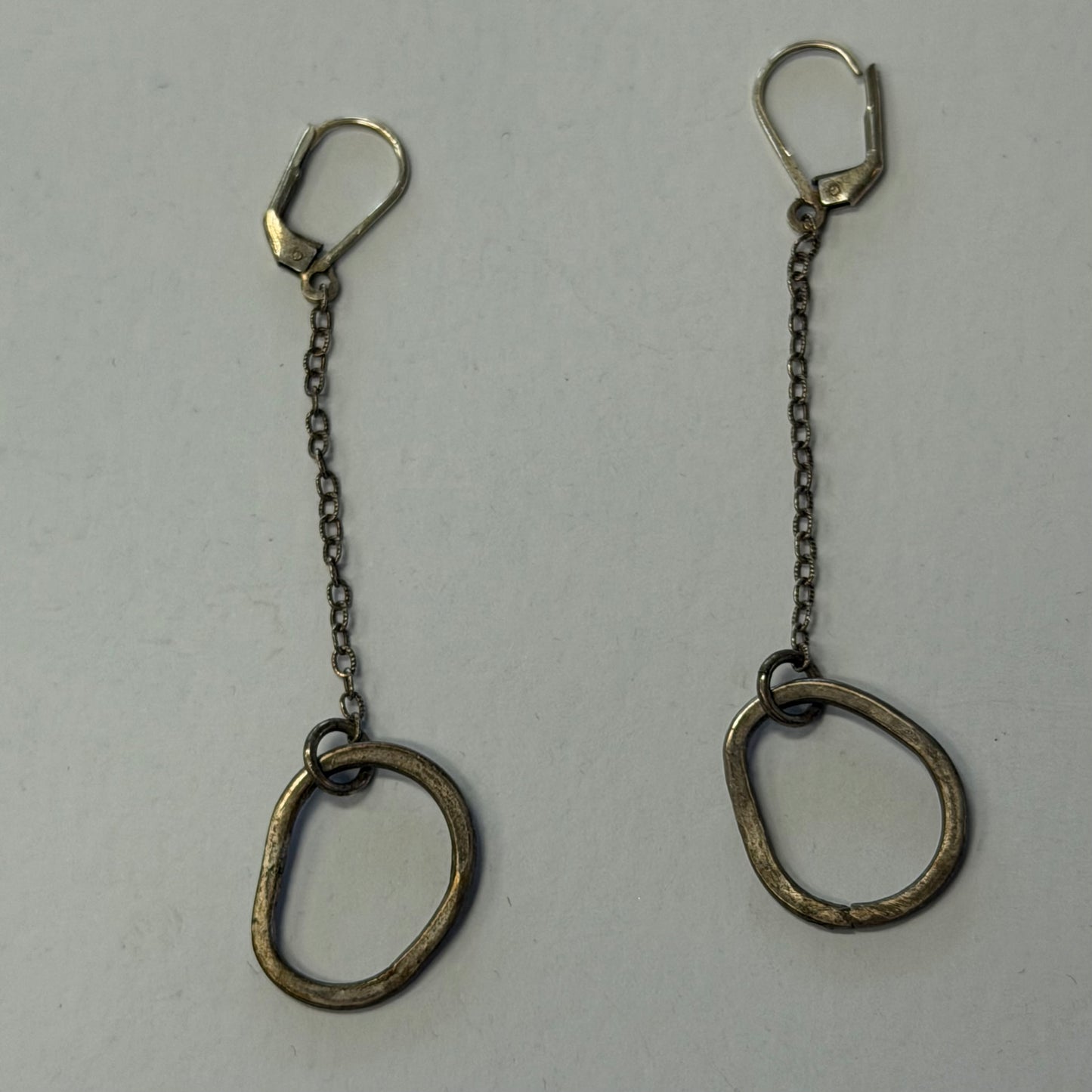 Antique Sterling Silver Dangle Earrings