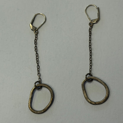 Antique Sterling Silver Dangle Earrings