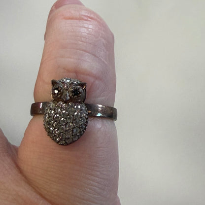 Antique Owl Ring