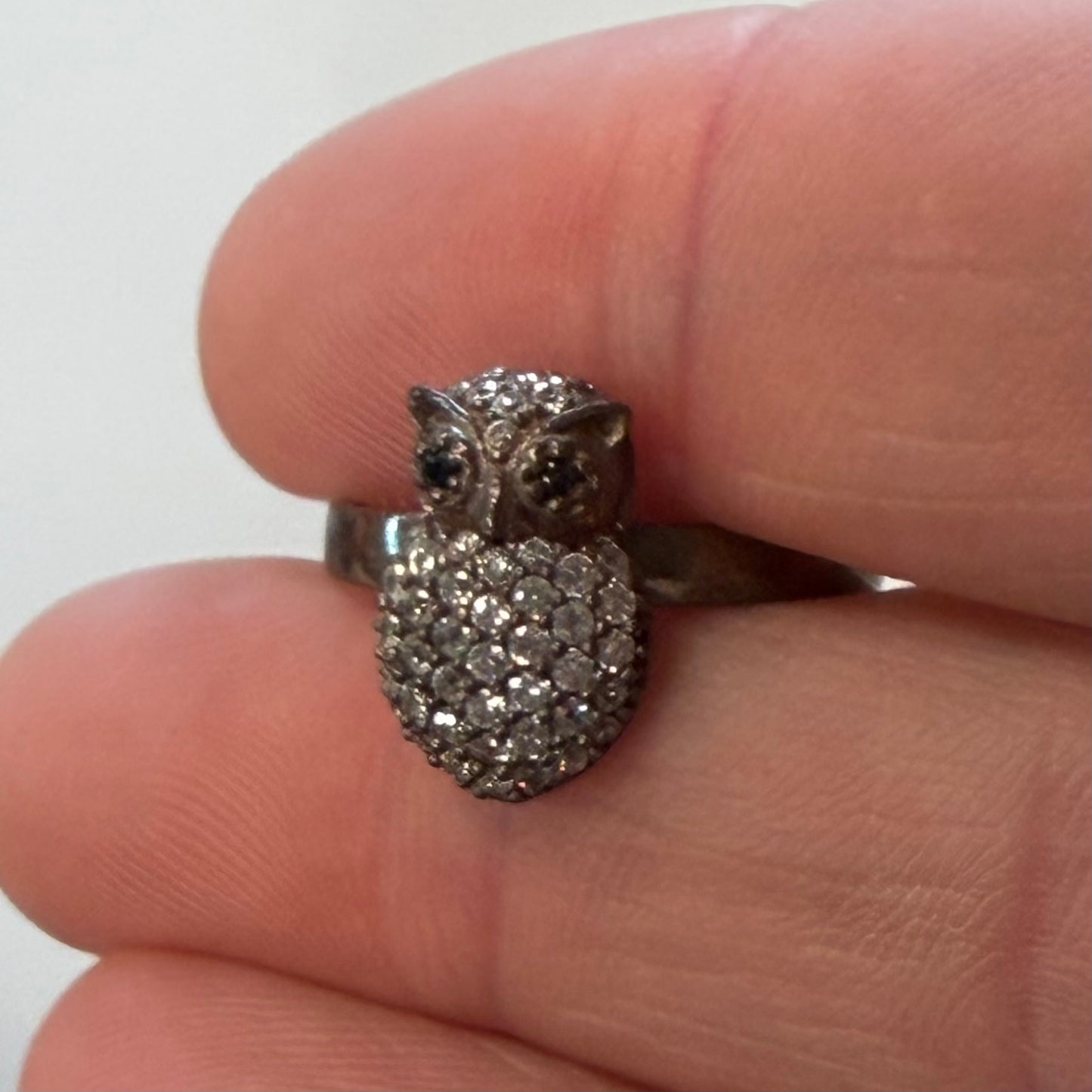 Antique Owl Ring