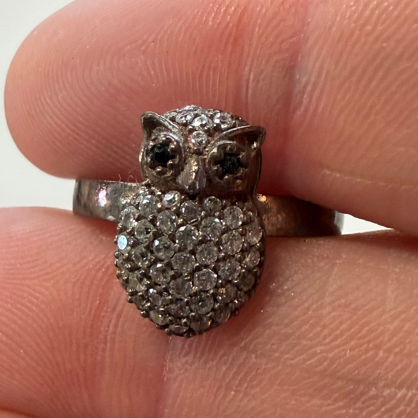 Antique Owl Ring