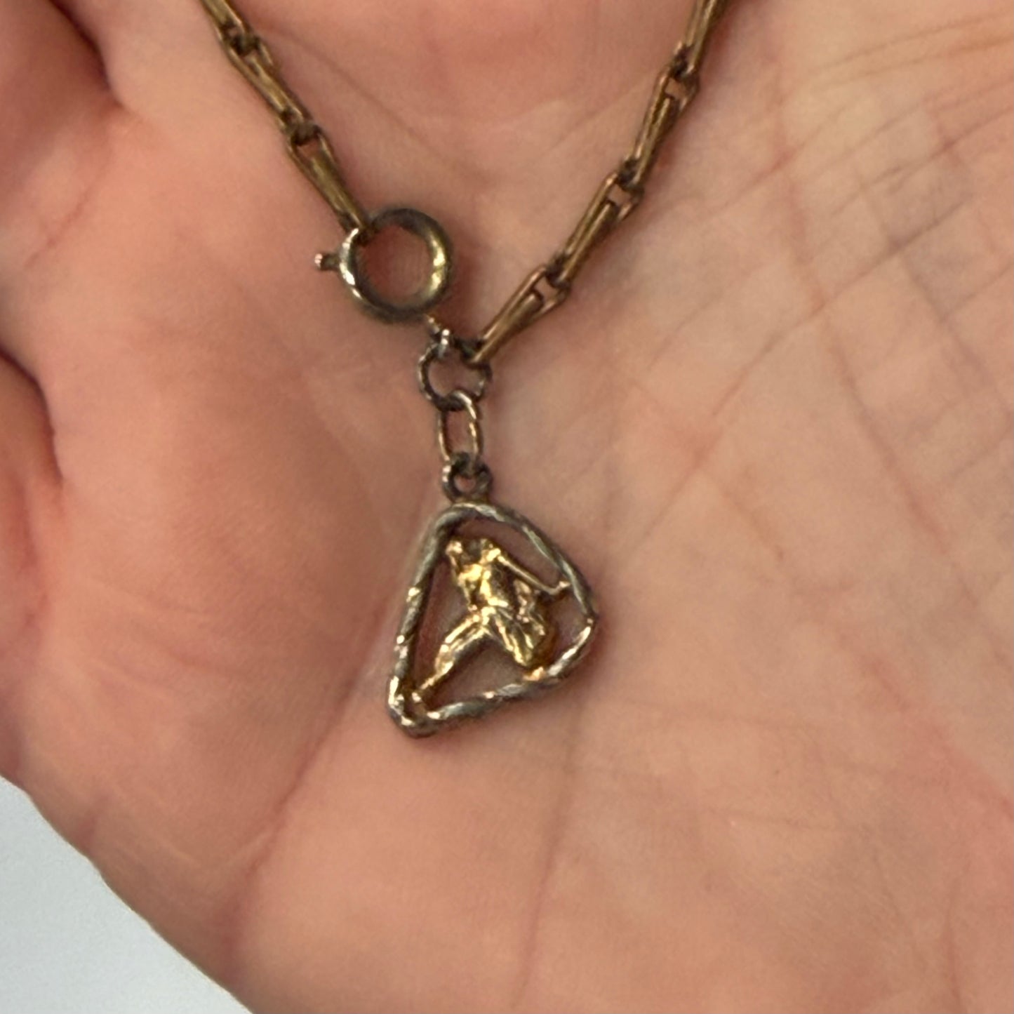 Antique Gold Toned Anklet
