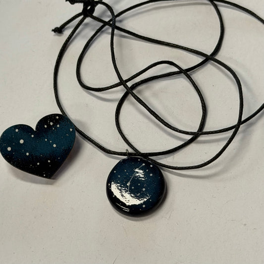 Antique Galaxy Pendant and Pin