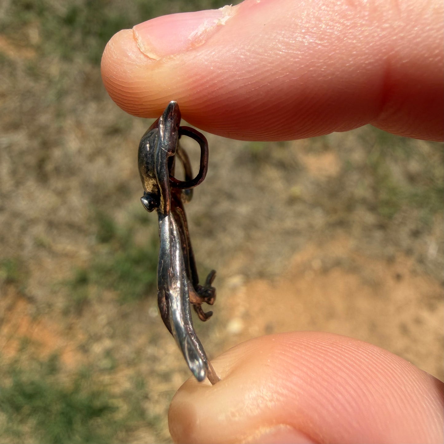 Antique Sterling Octopus Pendant