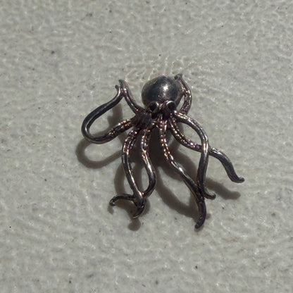 Antique Sterling Octopus Pendant