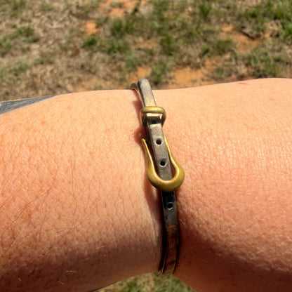 Antique Belt Buckle Bracelet
