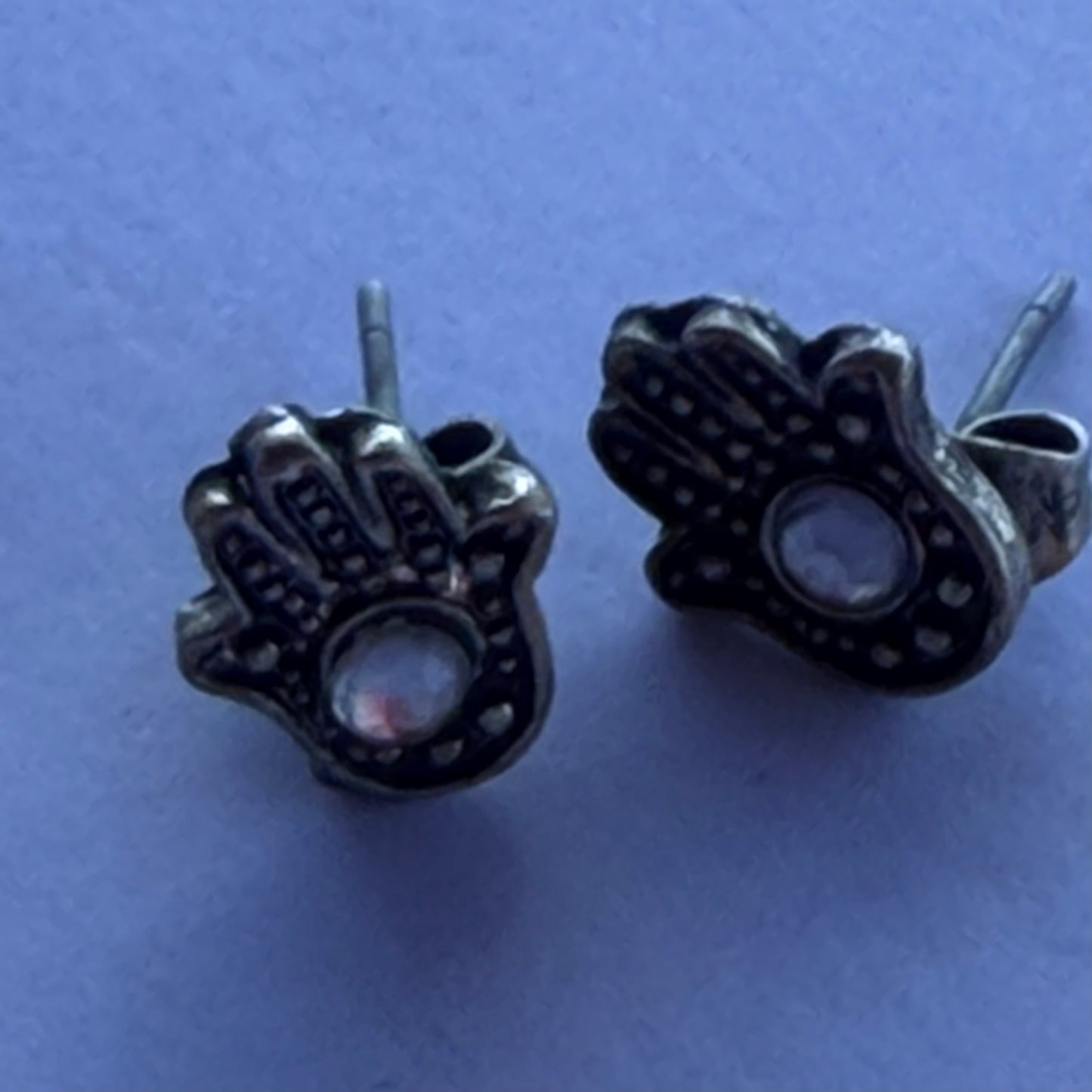 Vintage Hamsa Earrings